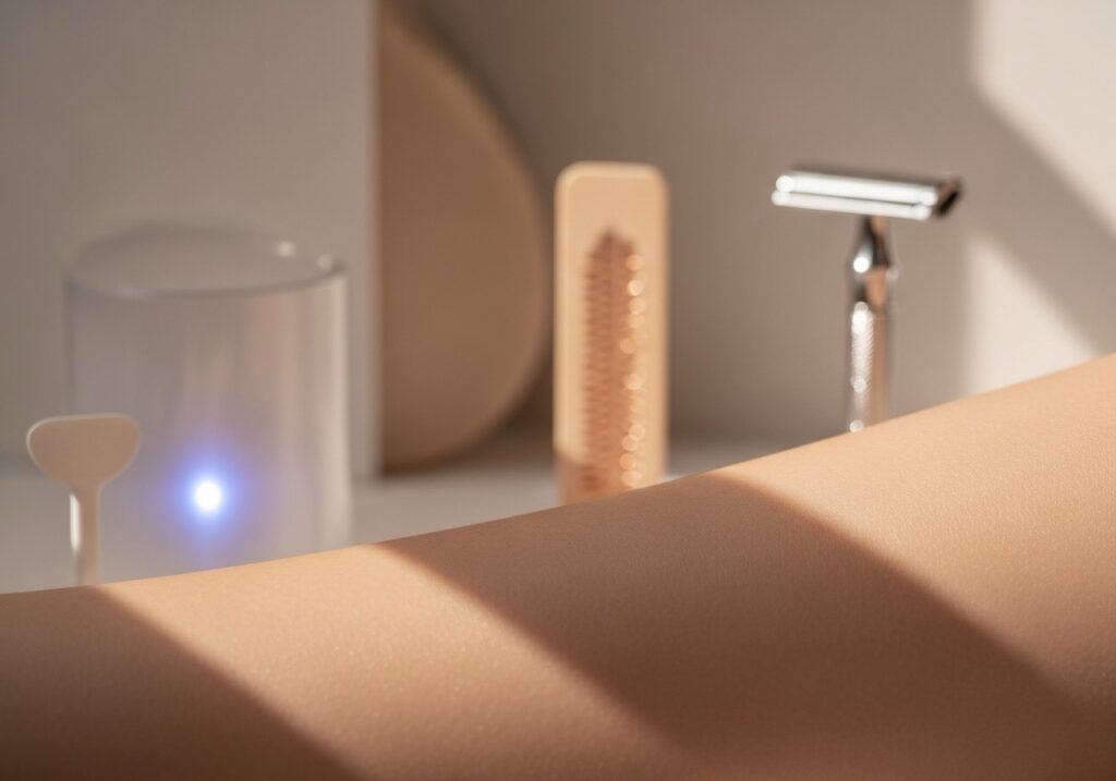 laser-haarentfernung-vs-waxing-rasieren-haut